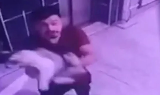 Güvenlik kamerası kaydetti: Şiddete gözaltı