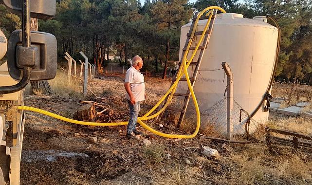 Güzelbahçe'de su alarmı: Kuyular ve tankerler halk için seferber edildi
