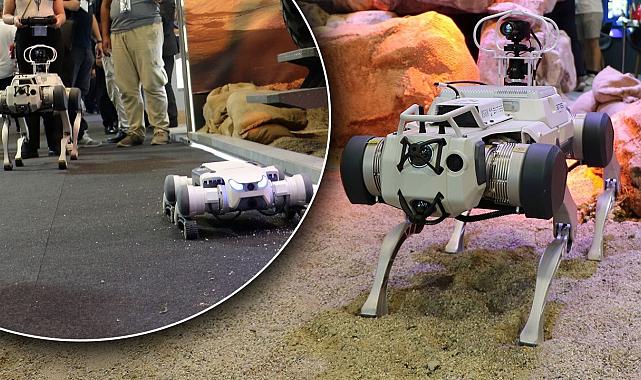 IDEF’te robot köpek şovu: Zıplıyor, takla atıyor, selam veriyor