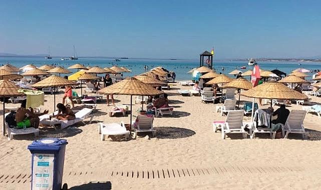 İzmir'de sporcular, çocuklu aileler ve doğa tutkunları bu sahilde buluşuyor