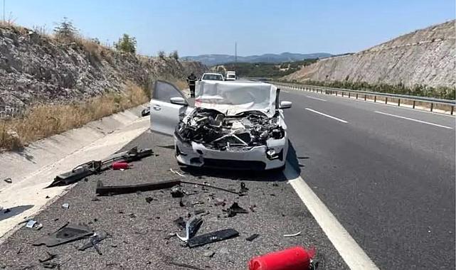 İzmir-İstanbul Otoyolu’nda kaza: Yaralılar var