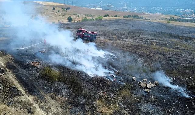 Karabük Safranbolu'da çıkan otluk yangını kontrol altına alındı