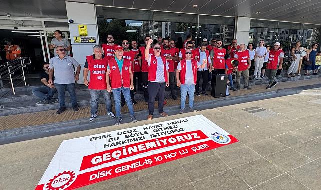 Karşıyaka Belediyesi işçileri isyan etti