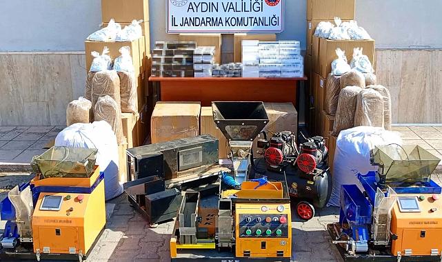 Köşk’te 2,7 milyon liralık kaçak tütün ele geçirildi