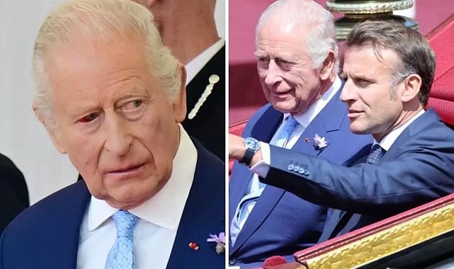 Kral Charles’ın Gözündeki Damar Patladı