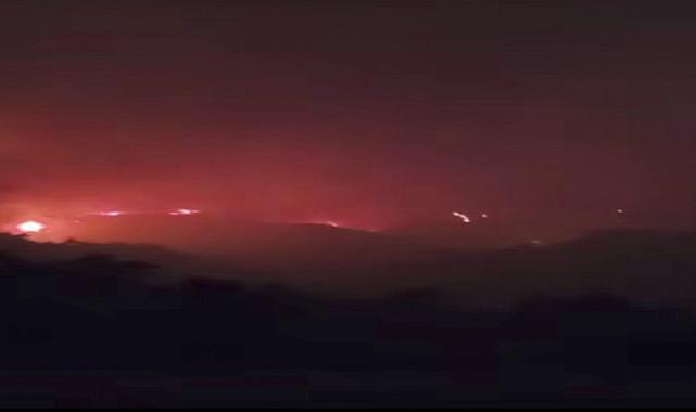 Manisa’daki orman yangını Sart Harabeleri’ne yaklaştı