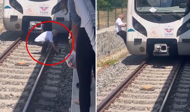Marmaray’da yavru kedi kurtarıldı, makinist alkışlandı