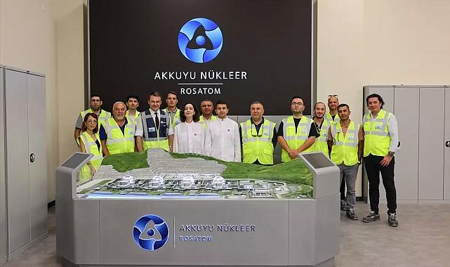 Mersin’de Akkuyu Nükleer santrali sahası gezildi