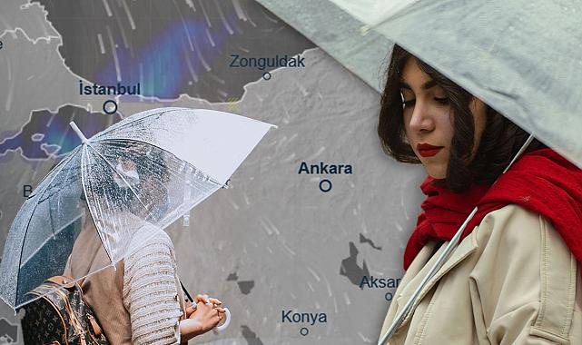 Meteoroloji uyardı: İstanbul’a yağmur geliyor
