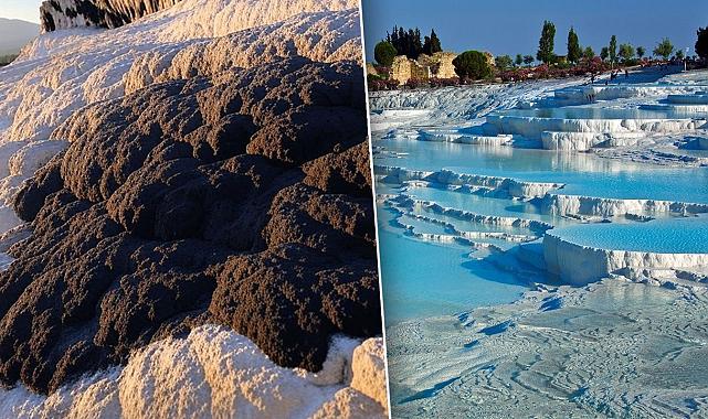 Pamukkale için alarm: Travertenler kararıyor