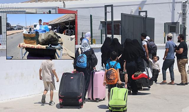 Suriyeliler toplu halde ülkelerine dönüyor