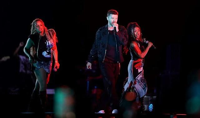 Timberlake konseri ünlüleri buluşturdu
