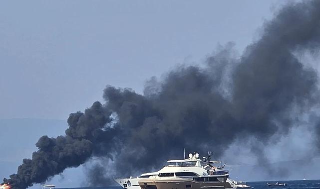 Yangın çıkan Bodrum teknesi Mıstaçoğlu ailesine ait