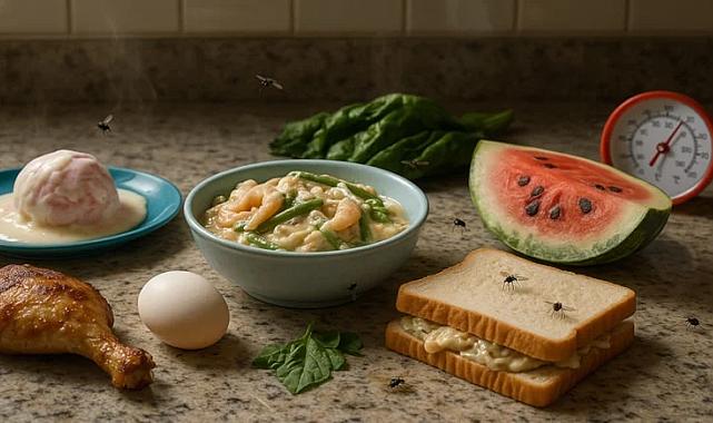 Yaz aylarında gıda zehirlenmesi riskini artıran yiyecekler