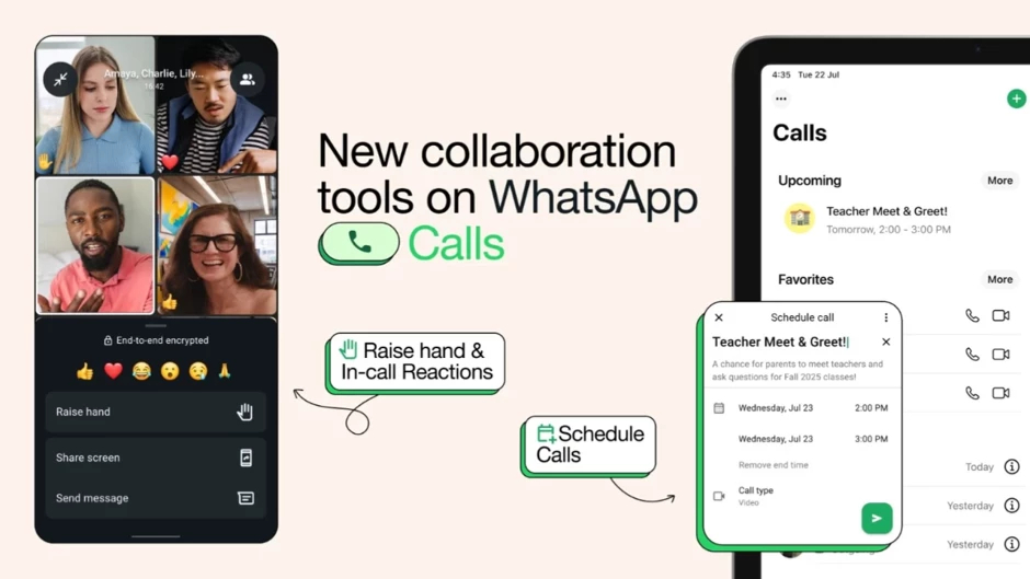 WhatsApp, arama deneyimini baştan yazıyor