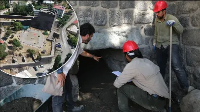 Tarihi Malazgirt Kalesi  inceleniyor: Kazılar'a devam