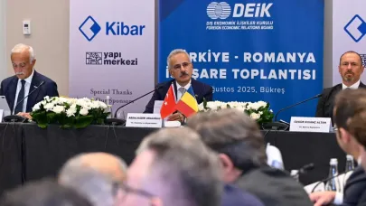 Bakan Uraloğlu, Romanya’da DEİK Yuvarlak Masa’da