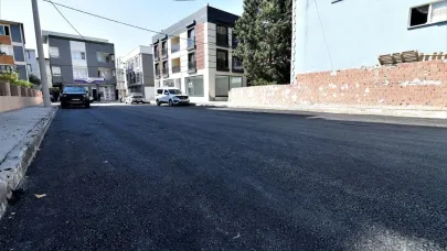 Bornova’da yollar eş zamanlı yenileniyor