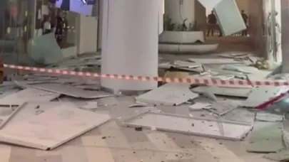Helyum tüpü patladı, Moskova’da mağaza tahliye edildi