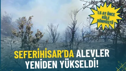 İzmir’in Seferihisar Barajı mevkiinde yangın büyüyor