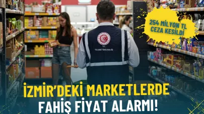 İzmir’de fahiş fiyat denetimi: 254 milyon TL ceza