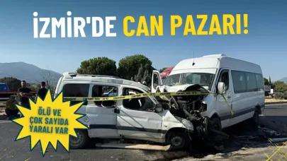 Kemalpaşa’da servis minibüsü kazası: 1 ölü