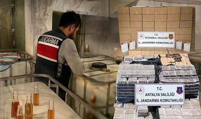 81 İlde Kaçak Alkol Baskını: 121 Şüpheli Yakalandı