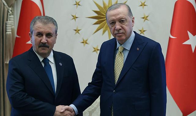 Erdoğan, BBP Genel Başkanı Destici’yi kabul etti