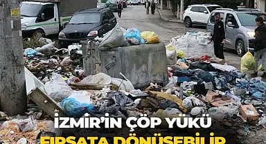İzmir’in 5 bin tonluk çöpü ekonomiye kazandırılabilir