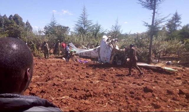 Nairobi’de özel uçak düştü: 2 ölü, 2 yaralı
