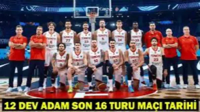 12 Dev Adam son 16 turunda İsveç’le karşılaşacak
