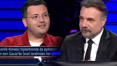 Milyoner’de Gazze sorusu sonrası alkış istenmedi