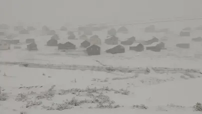 Doğu Karadeniz’e kar yağdı: Kalınlık 60 santimetreye ulaştı