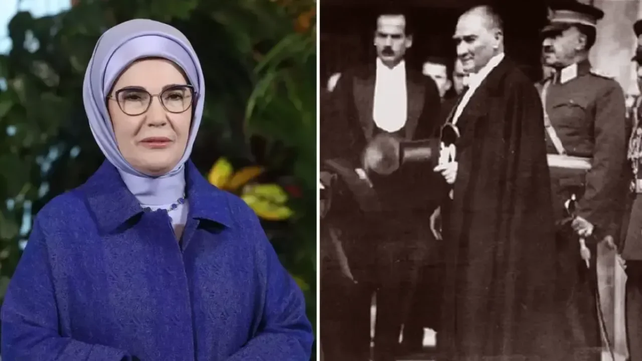 Emine Erdoğan&#039;dan 10 Kasım mesajı