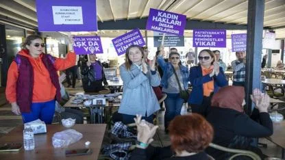Güzelbahçe Kadına Şiddete Hayır Dedi