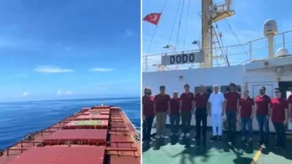 Hint Okyanusu'nda Ata'ya saygı duruşu