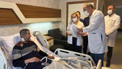 İzmir-Ankara tren hattında acil organ nakli için hasta transferi