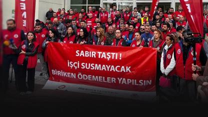 İzmir Büyükşehir işçilerinden ikinci gün eylemi!