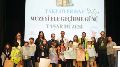 İzmir'de  bir ilk çocuklar müzeyi yönetti.