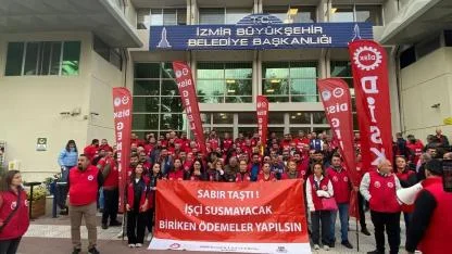 İzmir’deki işçi eylemi için kritik görüşme! Son kararı Ankara verecek!