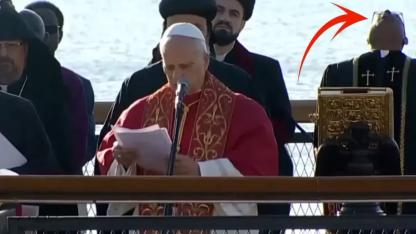 İznik'teki ayine dikkat çeken görüntü