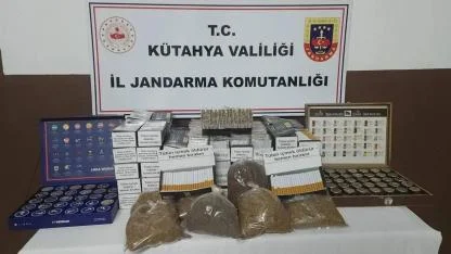 Kütahya'da kaçakçılığa geçit yok: 2 gözalt