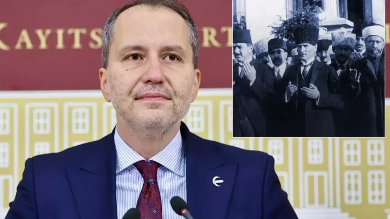 Mustafa Kemal Atatürk&#039;ü anan Fatih Erbakan&#039;ın paylaşımına tepki var