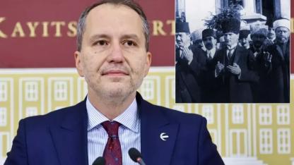 Mustafa Kemal Atatürk'ü anan Fatih Erbakan'ın paylaşımına tepki var