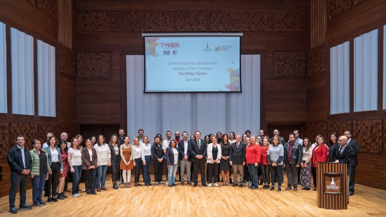 Akdeniz Dilleri Merkezi’nde sertifika heyecanı: 1.065 kursiyer başarı belgesini aldı