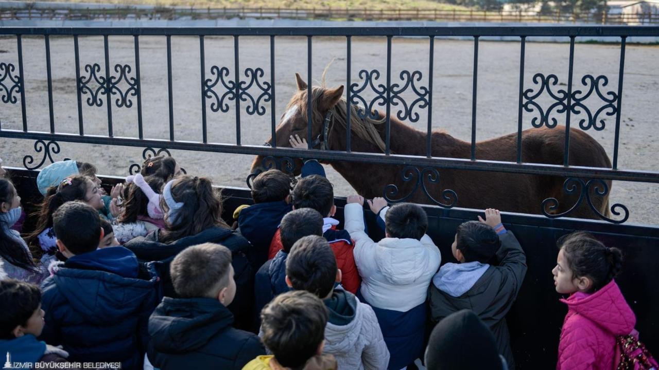 Çocuklara hayvan sevgisi aşılanıyor