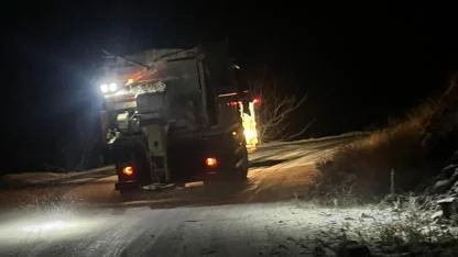 İzmir’de kar ve buzlanmaya karşı ekipler teyakkuzda