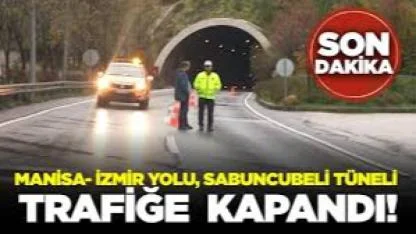 İzmir'de önemli güzergah 13.40 itibarıyla trafiğe kapandı: Akış eski yoldan sağlanıyor