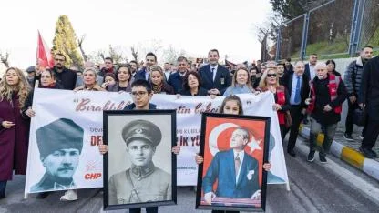 Menemen’de Kubilay anması: “Demokrasi ve Laiklik” yürüyüşü düzenlendi