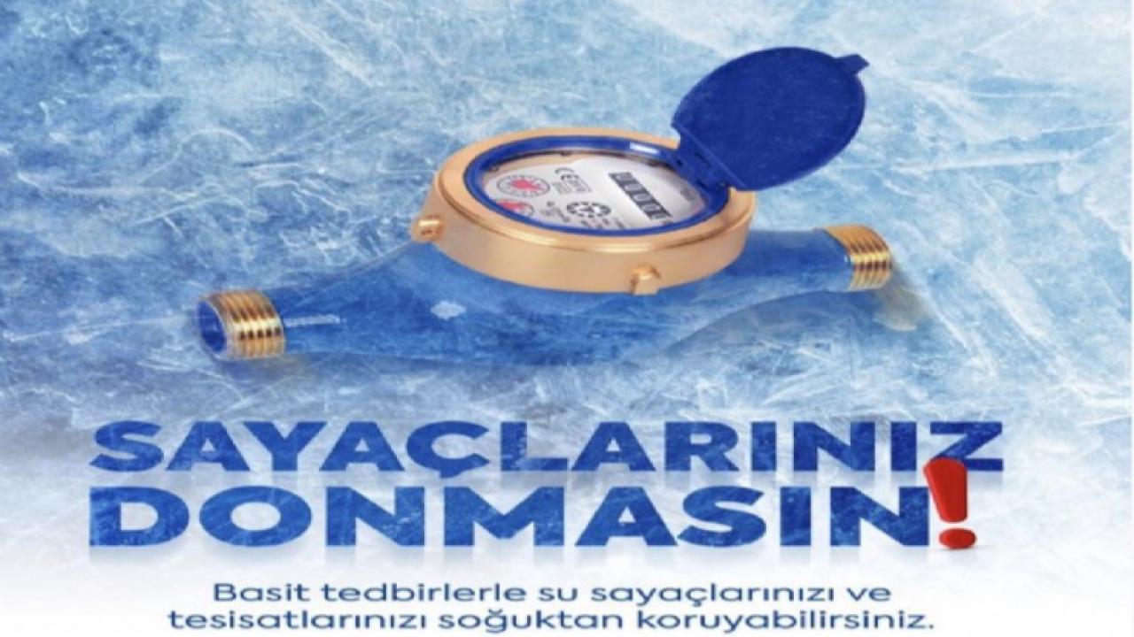 MUSKİ’de soğuk havalar için su sayaçları uyarısı